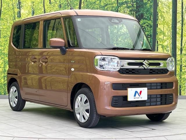 スペーシア ハイブリッドG 届出済未使用車 衝突軽減装置 スマートキー ハーフレザーシート LEDヘッドライト レーンキープアシスト コーナーセンサー 両側スライドドア オートマチックハイビーム オートライト オートエアコン(16枚目)