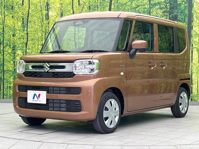 スペーシア ハイブリッドG 届出済未使用車 衝突軽減装置 スマートキー ハーフレザーシート LEDヘッドライト レーンキープアシスト コーナーセンサー 両側スライドドア オートマチックハイビーム オートライト オートエアコン(24枚目)