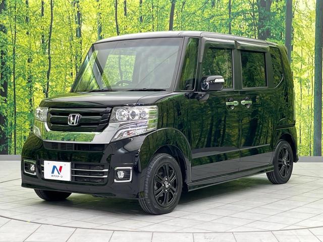 N-BOXカスタム G SSブラックスタイルパッケージ 両側電動スライドドア バックカメラ 禁煙車 シートヒーター ドライブレコーダー スマートキー HIDヘッドライト オートライト オートエアコン 純正14インチAW Bluetooth再生(26枚目)