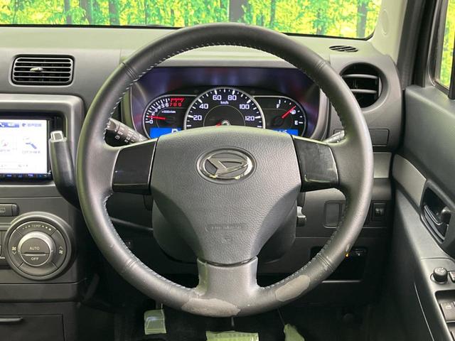 ムーヴコンテ X SDナビ 禁煙車 ETC Bluetooth フルセグ スマートキー 革巻きステアリング オートエアコン CD/DVD再生 盗難防止装置 プライバシーガラス アイドリングストップ ベンチシート(11枚目)