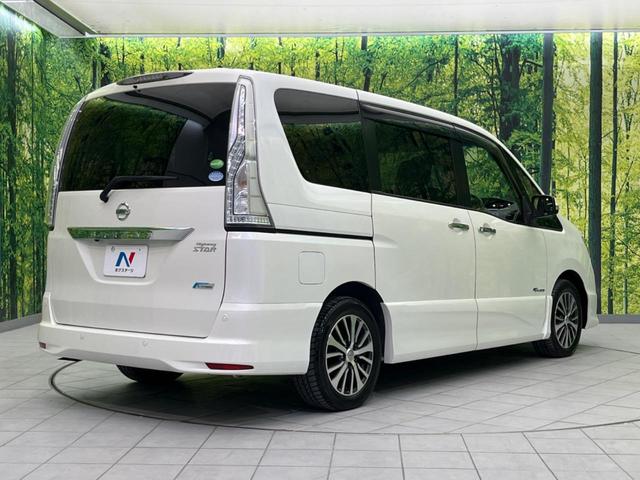 セレナ ハイウェイスター Vセレ+セーフティII SHV 両側電動ドア 純正SDナビ 後席モニター 全周囲カメラ 衝突被害軽減システム ドラレコ コーナーセンサー スマートキー LEDヘッド ビルトインETC クルコン 車線逸脱警報 オートライト(18枚目)