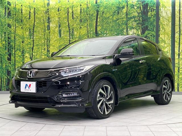 ヴェゼル ハイブリッドＲＳ・ホンダセンシング　純正ナビ　衝突軽減装置　バックカメラ　レーダークルーズ　ハーフレザーシート　コーナーセンサー　ＥＴＣ　レーンキープ　スマートキー　シートヒーター　ドライブレコーダー　ＬＥＤヘッド　　車線逸脱警報（26枚目）