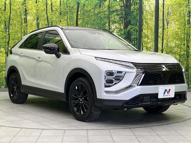 エクリプスクロス ブラックエディション 4WD サンルーフ 全周囲カメラ 衝突被害軽減システム レーダークルーズ 禁煙車 電動リアゲート ハーフレザーシート パワーシート コーナーセンサー スマートキー LEDヘッド ルーフレール(16枚目)