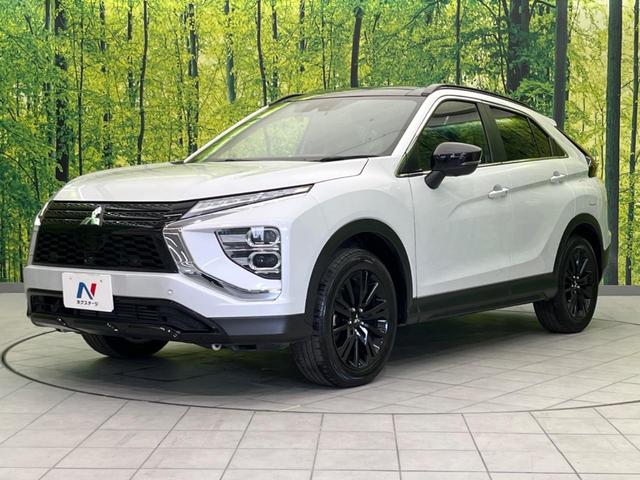 エクリプスクロス ブラックエディション 4WD サンルーフ 全周囲カメラ 衝突被害軽減システム レーダークルーズ 禁煙車 電動リアゲート ハーフレザーシート パワーシート コーナーセンサー スマートキー LEDヘッド ルーフレール(25枚目)