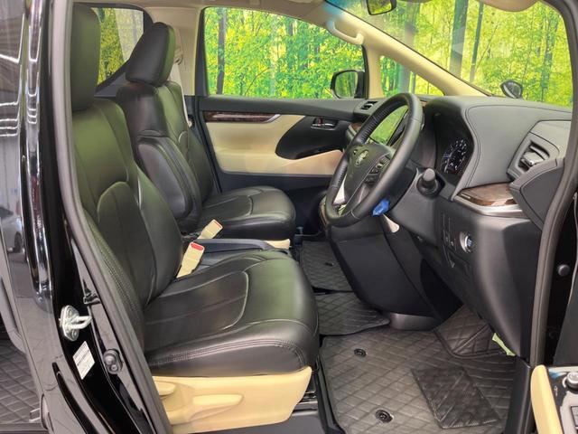 アルファード 2.5X 両側電動スライドドア 衝突軽減装置 禁煙車 9型ディスプレイオーディオ 黒レザーシート バックカメラ レーダークルーズ ETC Bluetooth LEDヘッドライト LEDフォグライト(8枚目)