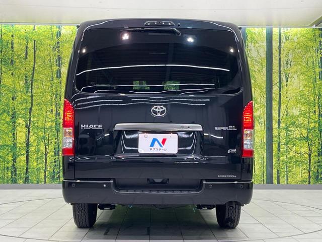 ハイエースバン ロングスーパーGL ダークプライムS 4WD 両側電動ドア 全周囲カメラ 衝突被害軽減システム 禁煙車 ハーフレザーシート コーナーセンサー スマートキー LEDヘッド ETC オートハイビーム 車線逸脱警報 オートライト(16枚目)