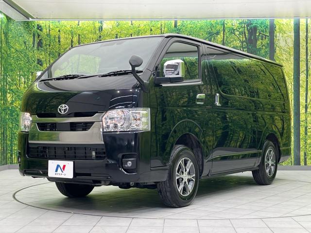ハイエースバン ロングスーパーGL ダークプライムS 4WD 両側電動ドア 全周囲カメラ 衝突被害軽減システム 禁煙車 ハーフレザーシート コーナーセンサー スマートキー LEDヘッド ETC オートハイビーム 車線逸脱警報 オートライト(27枚目)