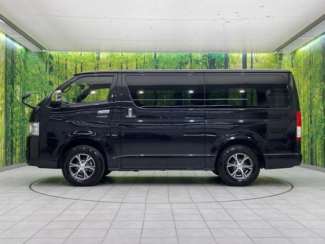 ハイエースバン ロングスーパーGL ダークプライムS 4WD 両側電動ドア 全周囲カメラ 衝突被害軽減システム 禁煙車 ハーフレザーシート コーナーセンサー スマートキー LEDヘッド ETC オートハイビーム 車線逸脱警報 オートライト(28枚目)