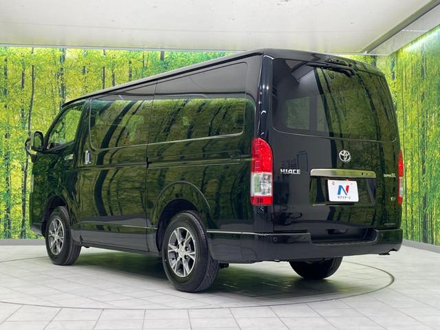 ハイエースバン ロングスーパーGL ダークプライムS 4WD 両側電動ドア 全周囲カメラ 衝突被害軽減システム 禁煙車 ハーフレザーシート コーナーセンサー スマートキー LEDヘッド ETC オートハイビーム 車線逸脱警報 オートライト(29枚目)