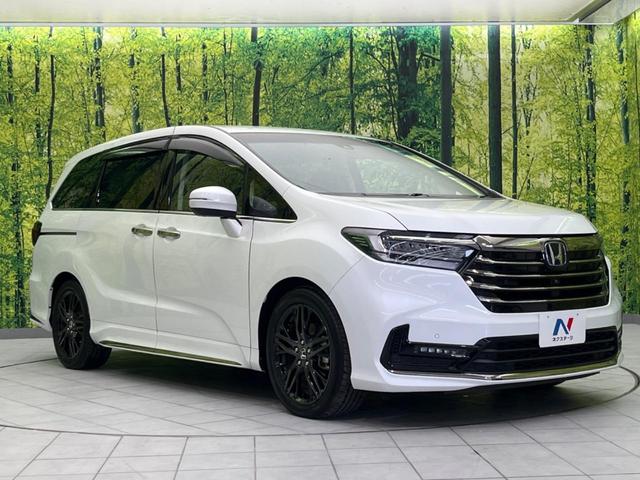 オデッセイハイブリッド e:HEVアブソルート・EX 後席モニター 両側電動スライドドア 衝突被害軽減装置 禁煙車 純正ナビ 全周囲カメラ レーダークルーズ ETC Bluetooth フルセグ ハーフレザーシート LEDヘッドライト LEDフォグライト(16枚目)