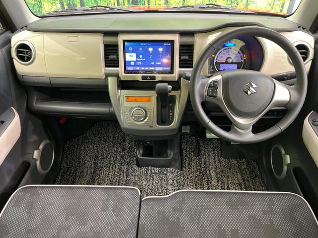 ハスラー Ｊ　８型ナビ　全周囲カメラ　衝突軽減装置　２トーンカラー　ドラレコ　ＥＴＣ　シートヒーター　Ｂｌｕｅｔｏｏｔｈ　スマートキー　ＨＩＤヘッドライト　純正１５インチアルミ　車線逸脱警報　アイドリングストップ（2枚目）