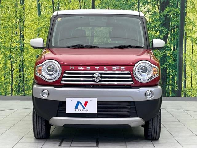 ハスラー Ｊ　８型ナビ　全周囲カメラ　衝突軽減装置　２トーンカラー　ドラレコ　ＥＴＣ　シートヒーター　Ｂｌｕｅｔｏｏｔｈ　スマートキー　ＨＩＤヘッドライト　純正１５インチアルミ　車線逸脱警報　アイドリングストップ（14枚目）