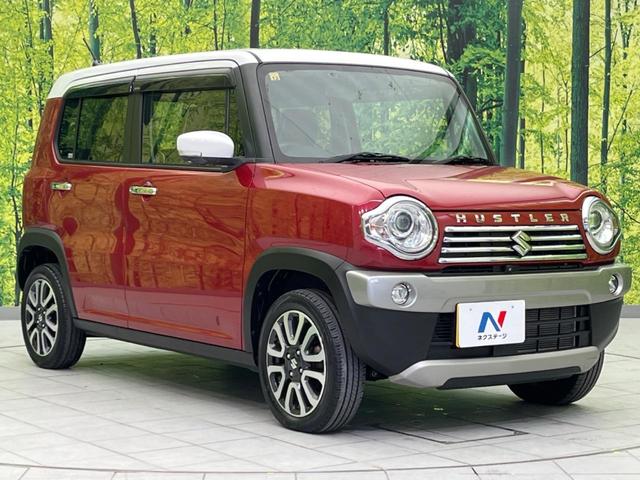 ハスラー Ｊ　８型ナビ　全周囲カメラ　衝突軽減装置　２トーンカラー　ドラレコ　ＥＴＣ　シートヒーター　Ｂｌｕｅｔｏｏｔｈ　スマートキー　ＨＩＤヘッドライト　純正１５インチアルミ　車線逸脱警報　アイドリングストップ（16枚目）