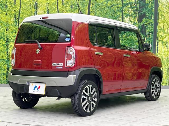 ハスラー Ｊ　８型ナビ　全周囲カメラ　衝突軽減装置　２トーンカラー　ドラレコ　ＥＴＣ　シートヒーター　Ｂｌｕｅｔｏｏｔｈ　スマートキー　ＨＩＤヘッドライト　純正１５インチアルミ　車線逸脱警報　アイドリングストップ（17枚目）