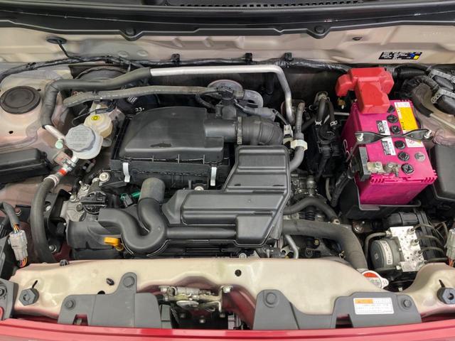 ハスラー Ｊ　８型ナビ　全周囲カメラ　衝突軽減装置　２トーンカラー　ドラレコ　ＥＴＣ　シートヒーター　Ｂｌｕｅｔｏｏｔｈ　スマートキー　ＨＩＤヘッドライト　純正１５インチアルミ　車線逸脱警報　アイドリングストップ（18枚目）