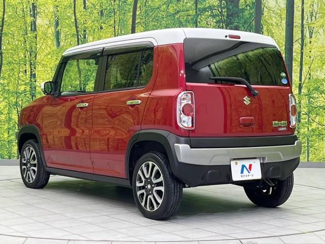 ハスラー Ｊ　８型ナビ　全周囲カメラ　衝突軽減装置　２トーンカラー　ドラレコ　ＥＴＣ　シートヒーター　Ｂｌｕｅｔｏｏｔｈ　スマートキー　ＨＩＤヘッドライト　純正１５インチアルミ　車線逸脱警報　アイドリングストップ（28枚目）