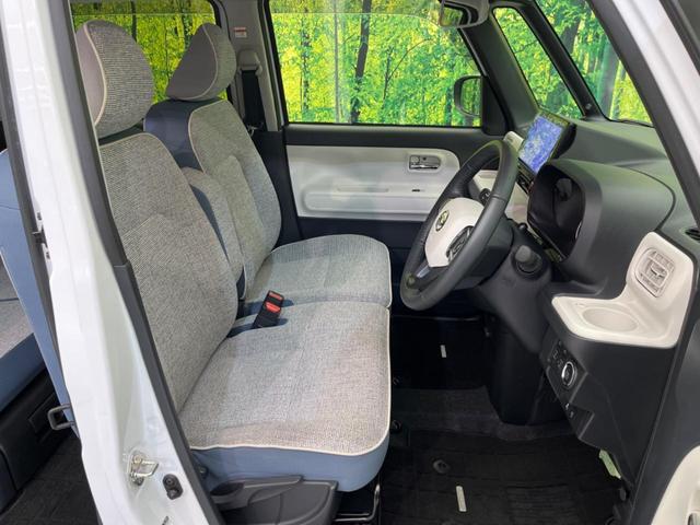 ムーヴキャンバス ストライプスＧターボ　両側電動スライドドア　衝突軽減装置　禁煙車　純正１０インチナビ　全周囲カメラ　レーダークルーズコントロール　ＥＴＣ　Ｂｌｕｅｔｏｏｔｈ　フルセグ　ドライブレコーダー　スマートキー　シートヒーター（8枚目）