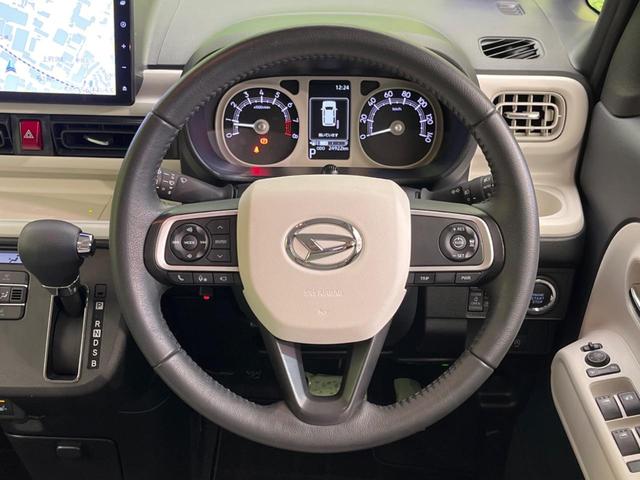 ムーヴキャンバス ストライプスＧターボ　両側電動スライドドア　衝突軽減装置　禁煙車　純正１０インチナビ　全周囲カメラ　レーダークルーズコントロール　ＥＴＣ　Ｂｌｕｅｔｏｏｔｈ　フルセグ　ドライブレコーダー　スマートキー　シートヒーター（11枚目）