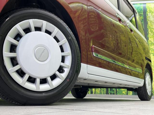 ムーヴキャンバス ストライプスＧターボ　両側電動スライドドア　衝突軽減装置　禁煙車　純正１０インチナビ　全周囲カメラ　レーダークルーズコントロール　ＥＴＣ　Ｂｌｕｅｔｏｏｔｈ　フルセグ　ドライブレコーダー　スマートキー　シートヒーター（13枚目）