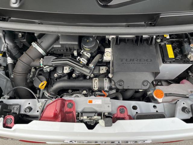 ムーヴキャンバス ストライプスＧターボ　両側電動スライドドア　衝突軽減装置　禁煙車　純正１０インチナビ　全周囲カメラ　レーダークルーズコントロール　ＥＴＣ　Ｂｌｕｅｔｏｏｔｈ　フルセグ　ドライブレコーダー　スマートキー　シートヒーター（18枚目）