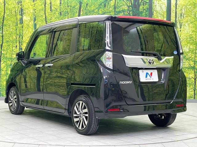 ルーミー カスタムＧ　両側電動ドア　バックカメラ　衝突被害軽減システム　レーダークルーズ　禁煙車　ドラレコ　コーナーセンサー　スマートキー　ＬＥＤヘッド　ビルトインＥＴＣ　純正１４インチアルミ　オートハイビーム（28枚目）