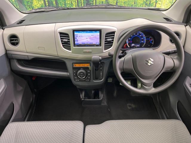 ワゴンＲ ＦＸ　禁煙車　ＳＤナビ　ＥＴＣ　Ｂｌｕｅｔｏｏｔｈ　ドライブレコーダー　シートヒーター　アイドリングストップ　純正１４インチアルミホイール　オートエアコン　電動格納ミラー　盗難防止装置　プライバシーガラス（2枚目）