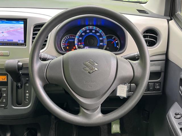 ワゴンＲ ＦＸ　禁煙車　ＳＤナビ　ＥＴＣ　Ｂｌｕｅｔｏｏｔｈ　ドライブレコーダー　シートヒーター　アイドリングストップ　純正１４インチアルミホイール　オートエアコン　電動格納ミラー　盗難防止装置　プライバシーガラス（11枚目）