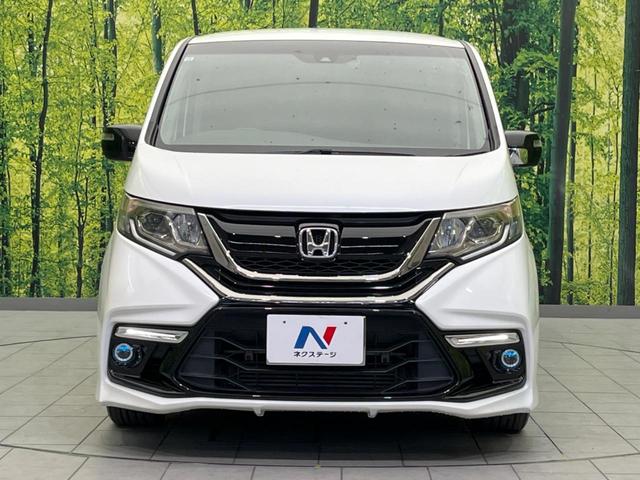 ステップワゴン モデューロＸ　両側電動スライドドア　純正ナビ　フリップダウン　バックカメラ　衝突軽減装置　レーダークルーズ　禁煙車　ハーフレザーシート　ドラレコ　レーンキープ　スマートキー　ＬＥＤヘッド　ＥＴＣ　オートライト（15枚目）