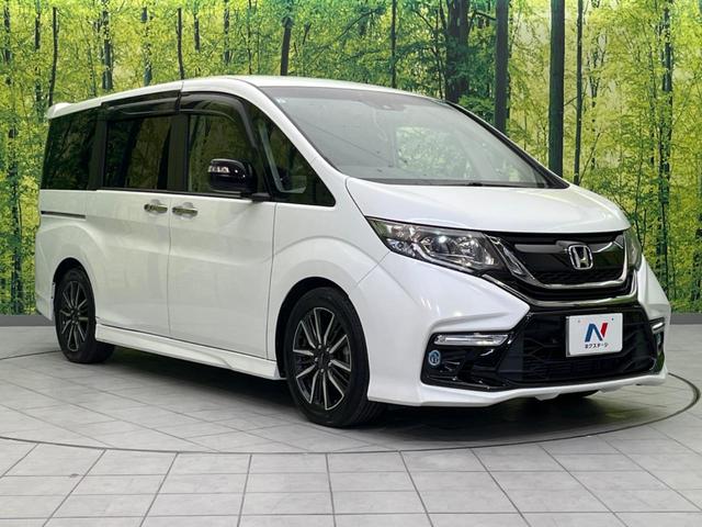 ステップワゴン モデューロＸ　両側電動スライドドア　純正ナビ　フリップダウン　バックカメラ　衝突軽減装置　レーダークルーズ　禁煙車　ハーフレザーシート　ドラレコ　レーンキープ　スマートキー　ＬＥＤヘッド　ＥＴＣ　オートライト（17枚目）