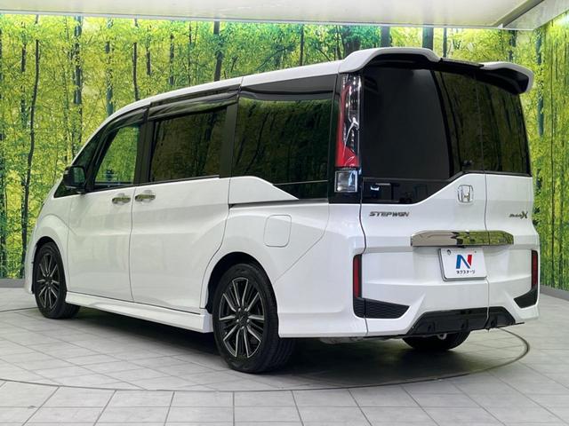 ステップワゴン モデューロＸ　両側電動スライドドア　純正ナビ　フリップダウン　バックカメラ　衝突軽減装置　レーダークルーズ　禁煙車　ハーフレザーシート　ドラレコ　レーンキープ　スマートキー　ＬＥＤヘッド　ＥＴＣ　オートライト（28枚目）