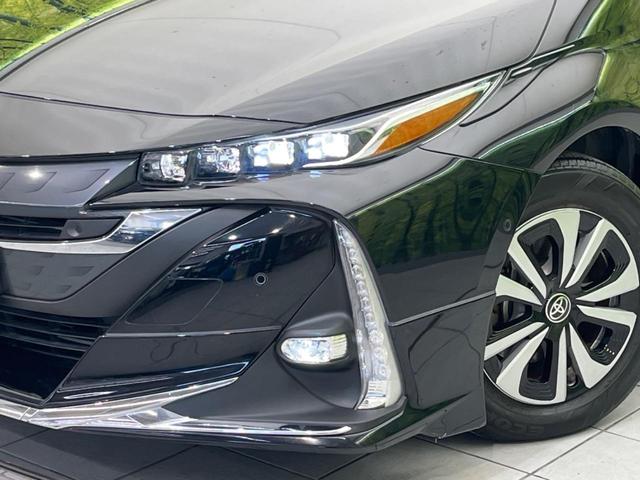 プリウスPHV Aプレミアムナビパッケージ モデリスタエアロ 純正SDナビ バックカメラ 衝突警報装置 レーダークルーズコントロール 禁煙車 本革シート コーナーセンサー レーンキープ スマートキー LEDヘッドライト ETC オートライト(12枚目)