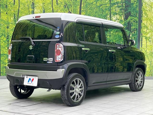 ハスラー ＪスタイルＩＩ　セーフティサポート　ナビ　禁煙車　２トーンカラー　車線逸脱警報　シートヒーター　スマートキー　ハーフレザーシート　ＨＩＤヘッド　ステアリングスイッチ　プライバシーガラス　地デジ（17枚目）