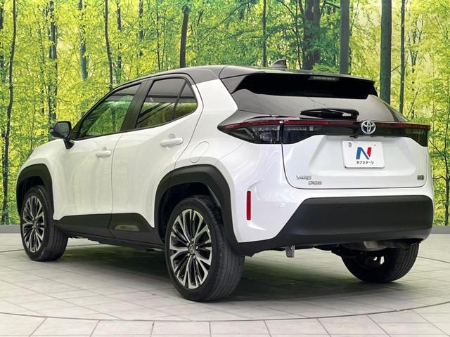 ヤリスクロス ハイブリッドZ 全周囲カメラ 衝突被害軽減システム レーダークルーズ 禁煙車 ハーフレザーシート パワーシート コーナーセンサー スマートキー LEDヘッド ETC 純正18インチアルミ オートハイビーム(27枚目)