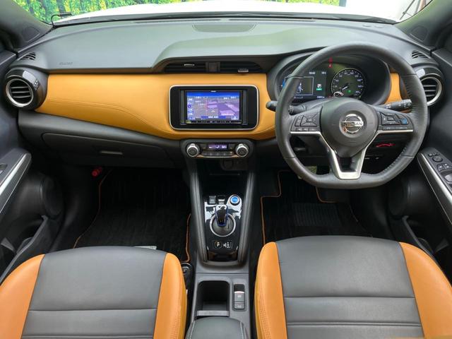 キックス X ツートーンインテリアエディション SDナビ 全周囲カメラ 衝突警報装置 レーダークルーズコントロール 禁煙車 合皮シート シートヒーター ドライブレコーダー コーナーセンサー レーンキープ スマートキー LEDヘッドライト(2枚目)