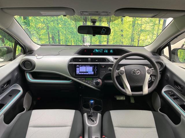 アクア S SDナビ バックカメラ 禁煙車 ETC Bluetooth再生 ドラレコ フルセグ スマートキー LEDヘッドライト オートライト オートエアコン CD/DVD再生(2枚目)