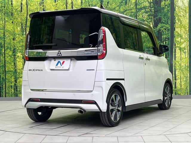 ｅＫクロススペース Ｔ　プレミアム　両側電動ドア　後席モニター　全周囲カメラ　衝突被害軽減システム　レーダークルーズ　禁煙車　ドラレコ　コーナーセンサー　スマートキー　ＬＥＤヘッド　純正１５インチアルミ　オートハイビーム　車線逸脱警報（17枚目）