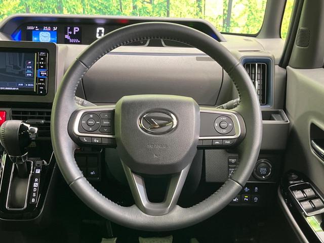 タント カスタムＲＳセレクション　ターボ　両側電動スライドドア　純正ＳＤナビ　バックカメラ　衝突警報装置　レーダークルーズコントロール　禁煙車　ハーフレザーシート　シートヒーター　コーナーセンサー　レーンキープ　スマ（11枚目）