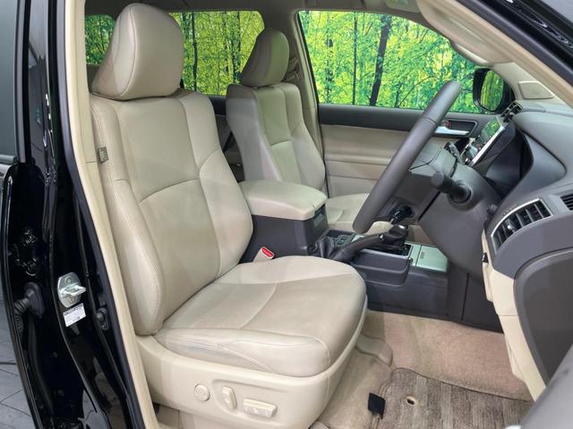 ランドクルーザープラド ＴＸ　Ｌパッケージ　４ＷＤ　純正９型ナビ　全周囲カメラ　衝突軽減装置　レーダークルーズ　禁煙車　本革シート　シートヒーター　パワーシート　ドラレコ　コーナーセンサー　レーンキープ　スマートキー　ＬＥＤヘッド（8枚目）