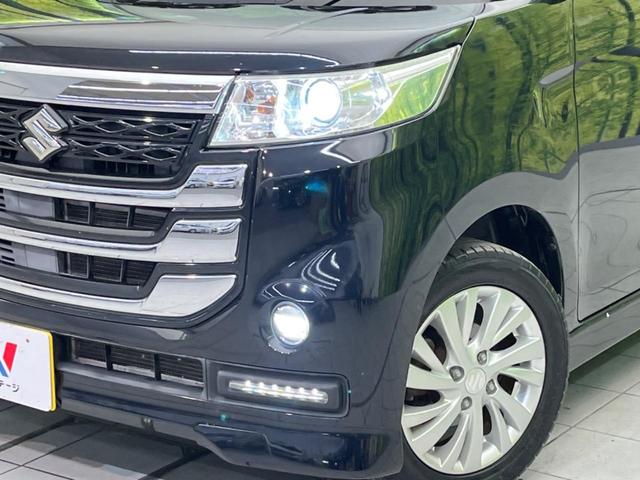 スペーシアカスタムＺ ベースグレード　電動スライドドア　７インチＳＤナビ　禁煙車　ＥＴＣ　ドラレコ　シートヒーター　ＨＩＤヘッド　スマートキー　アイドリングストップ　オートエアコン　純正１４インチアルミホイール　オートライト（12枚目）