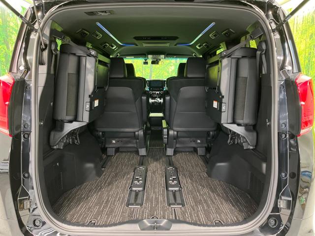アルファード ２．５Ｓ　タイプゴールド　両側電動スライドドア　後席モニター　衝突軽減装置　禁煙車　メーカーＳＤナビ　バックカメラ　ＥＴＣ　Ｂｌｕｅｔｏｏｔｈ再生　フルセグ　ドラレコ　ＬＥＤヘッドライト　ハーフレザーシート（35枚目）