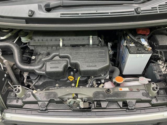 ムーヴ カスタム　Ｘ　ハイパーＳＡＩＩ　衝突軽減装置　純正ナビ　バックカメラ　ドラレコ　ＥＴＣ　Ｂｌｕｅｔｏｏｔｈ　フルセグ　禁煙車　ハーフレザーシート　ＬＥＤヘッド　ＬＥＤフォグ　ステアリングスイッチ　スマートキー　純正１４インチＡＷ（18枚目）