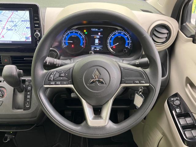 ｅＫワゴン Ｍ　衝突軽減装置　禁煙車　純正９インチナビ　バックカメラ　Ｂｌｕｅｔｏｏｔｈ　フルセグ　シートヒーター　レーンアシスト　コーナーセンサー　オートマチックハイビーム　オートライト　ステアリングスイッチ（11枚目）