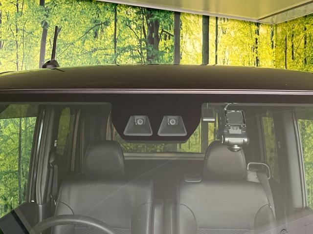 タント カスタムＸ　両側電動スライド　衝突軽減装置　禁煙車　ナビ　バックカメラ　ＥＴＣ　Ｂｌｕｅｔｏｏｔｈ　ドライブレコーダー　コーナーセンサー　スマートキー　ＬＥＤヘッド　シートヒーター　車線逸脱警報（4枚目）
