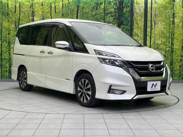 セレナ ハイウェイスター　ＶセレクションＩＩ　両側電動スライドドア　純正ＳＤナビ　フリップダウンモニター　全周囲カメラ　衝突警報装置　禁煙車　コーナーセンサー　レーンキープ　スマートキー　ＬＥＤヘッドライト　クルーズコントロール（17枚目）