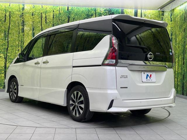 セレナ ハイウェイスター　ＶセレクションＩＩ　両側電動スライドドア　純正ＳＤナビ　フリップダウンモニター　全周囲カメラ　衝突警報装置　禁煙車　コーナーセンサー　レーンキープ　スマートキー　ＬＥＤヘッドライト　クルーズコントロール（28枚目）