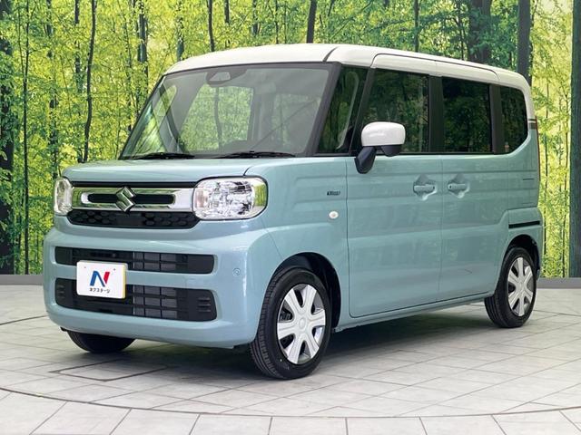 スペーシア ハイブリッドＸ　登録済未使用車　両側電動スライドドア　衝突軽減装置　純正９インチナビ　全周囲カメラ　Ｂｌｕｅｔｏｏｔｈ　フルセグ　スマートキー　シートヒーター　ＬＥＤヘッドライト　レーンキープアシスト（24枚目）