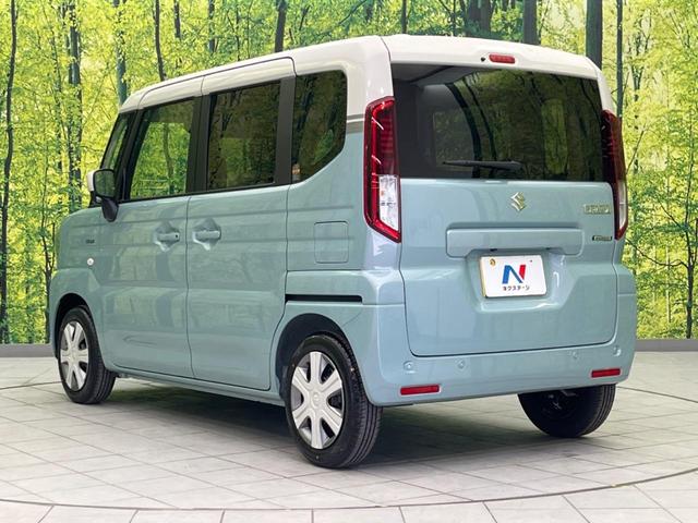 スペーシア ハイブリッドＸ　登録済未使用車　両側電動スライドドア　衝突軽減装置　純正９インチナビ　全周囲カメラ　Ｂｌｕｅｔｏｏｔｈ　フルセグ　スマートキー　シートヒーター　ＬＥＤヘッドライト　レーンキープアシスト（26枚目）