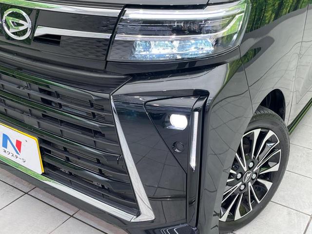 タント カスタムＲＳ　ターボ　両側電動スライドドア　衝突軽減装置　禁煙車　ディスプレイオーディオ　バックカメラ　ＥＴＣ　Ｂｌｕｅｔｏｏｔｈ　フルセグ　スマートキー　ハーフレザーシート　シートヒーター　ＬＥＤヘッドライト（12枚目）