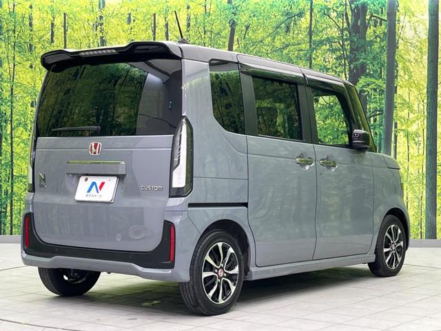 Ｎ－ＢＯＸカスタム コーディネートスタイル　両側電動ドア　純正８型ナビ　衝突被害軽減システム　レーダークルーズ　バックカメラ　禁煙車　合皮レザーシート　ドラレコ　スマートキー　ＬＥＤヘッド　ビルトインＥＴＣ　純正１４インチアルミ（15枚目）