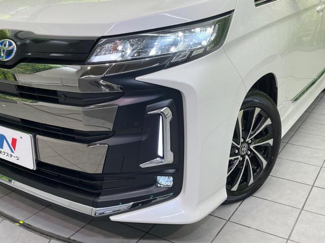 ノア ハイブリッドＳ－Ｚ　両側電動スライドドア　両側電動スライドドア　純正エアロ　純正１０．５型ナビ　後席モニター　バックカメラ　衝突警報装置　レーダークルーズコントロール　禁煙車　パワーバックドア　ハーフレ（13枚目）